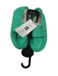 Nové - Zelené semišové zateplené boty M&S vel. 24