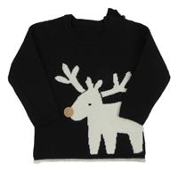 Černý svetr se sobem George