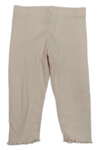 Světlerůžové žebrované legíny F&F