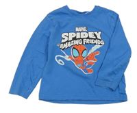 Modré triko se Spider-manem Marvel