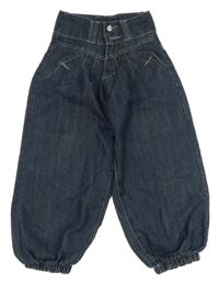 Tmavomodré volné rifle Shialy