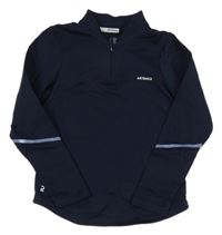 Tmavomodrá tenisová funkční mikina Artengo 