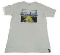 Bílé tričko s mořem Stc