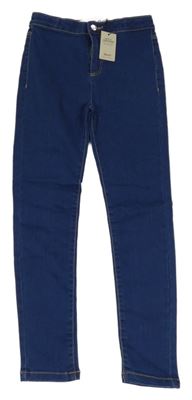 Nové - Tmavomodré super skinny rifle Denim Co.