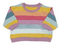 Barevná pruhovaná mikina