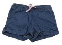 Tmavomodré lehké riflové kraťasy Topolino 