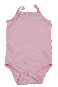 Světlerůžové body s puntíky a mašličkou So Cute