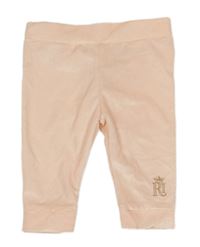 Broskvové žebrované sametové tepláky s logem RIVER ISLAND