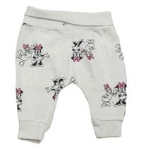 Bílé turecké tepláky s Minnie a Daisy Disney