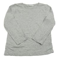 Šedé melírované triko H&M