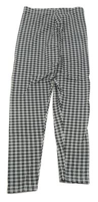 Černo-bílé kostkované legíny PRIMARK