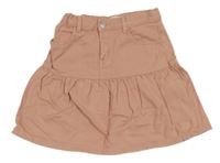 Světlerůžová riflová sukně H&M