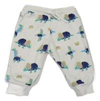Smetanové tepláky s dinosaury M&S