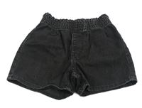 Antracitové riflové kraťasy H&M
