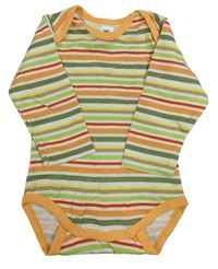 Bílo-barevné pruhované body C&A