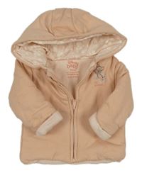 Růžová zateplená propínací mikina s Bambi a kapucí Primark