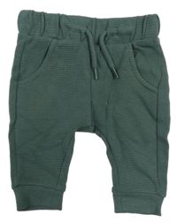 Khaki žebrované tepláky C&A