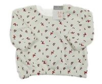 Nové - Smetanová květovaná mikina Primark