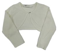 Smetanové svetrové bolerko H&M