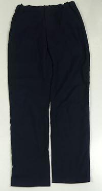 Tmavomodré společenské chino kalhoty H&M
