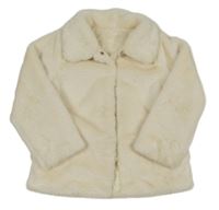 Smetanová kožešinová podšitá bunda St. Bernard