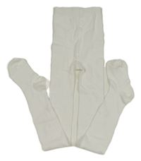 Bílé punčocháče 