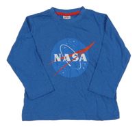 Modré triko s Nasa 