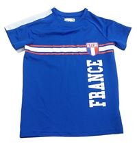 Modré sportovní tričko - Francie Tu