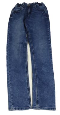 Tmavomodré skinny rifle C&A