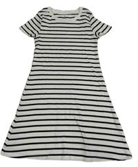 Bílo-černé pruhované šaty H&M