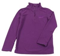 Fialová funkční fleecová mikina Gelert