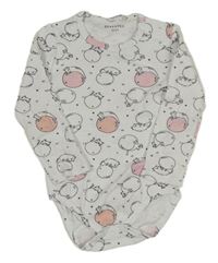 Bílo-růžové body s kočičkami Reserved