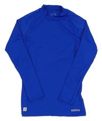 Tmavomodré funkční triko Decathlon