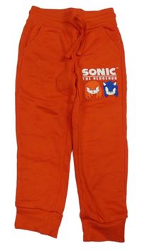 Červené tepláky se Sonicem Primark