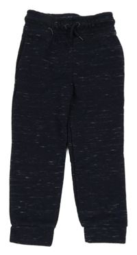 Tmavomodré melírované tepláky Primark