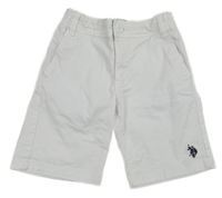 Bílé plátěné kraťasy U.S POLO ASSN.