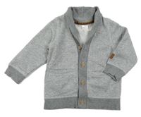 Šedá propínací mikina H&M