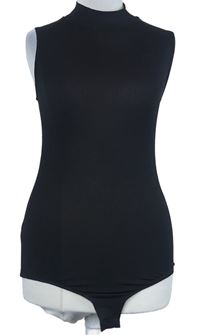 Dámské černé žebrované body H&M