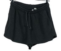 Dámské tmavošedé teplákové kraťasy H&M