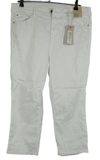 Nové - Dámské bílé skinny crop rifle M&S