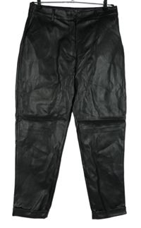 Dámské černé koženkové kalhoty MissGuided 