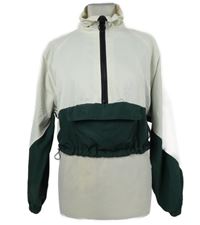 Dámská smetanovo-tmavošedá šusťáková crop bunda Topshop 