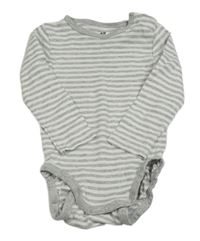 Šedo-bílé pruhované body H&M
