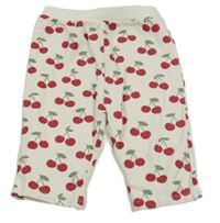 Bílé tepláky s třešněmi Nutmeg