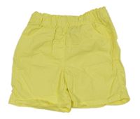 Žluté plátěné kraťasy Topolino