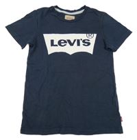 Tmavomodré tričko s logem Levi´s
