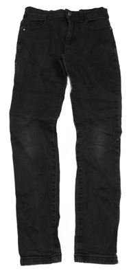 Antracitové skinny rifle Denim Co.