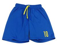 Modré sportovní kraťasy s číslem H&M