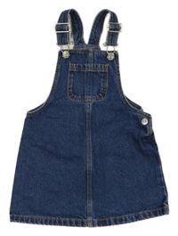 Tmavomodré riflové laclové šaty F&F