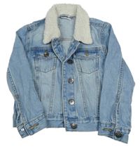 Světlemodrá riflová bunda s beránkem Lily & Dan